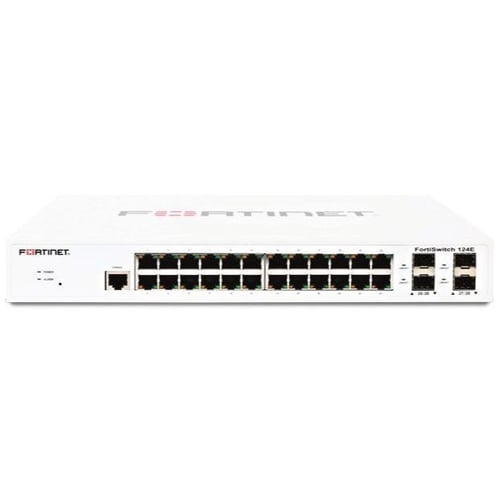 Сетевой коммутатор Fortinet FS-124E 24 x GE RJ45 ports, 4 x GE SFP slots