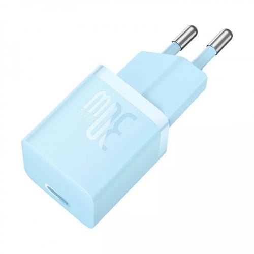 Зарядний пристрій Baseus USB-C Wall Charger GaN5 1C 30W Blue (CCGN070603)