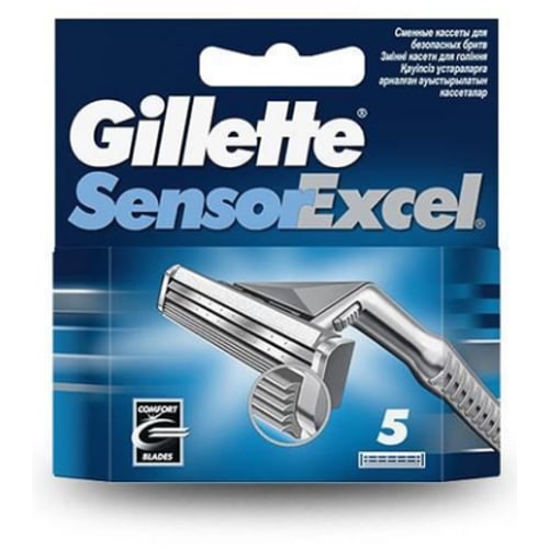 Gillette Sensor Excel Сменные кассеты для бритья для мужчин 5 шт. (P0000002367)