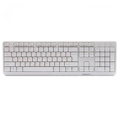 Клавіатура REAL-EL Standard 500 White, USB (EL123100011)