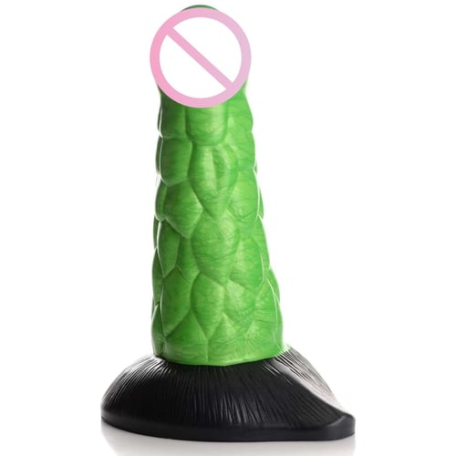 Фантазійний фалоімітатор рептилії Creature Cocks Radioactive Reptile Silicone Dildo