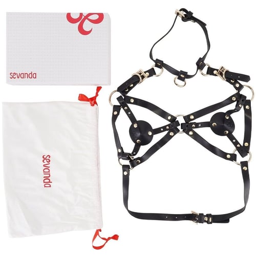 Портупея на груди LOCKINK Sevanda Queen Chest Harness with Removable Bra: Для кого Для женщин