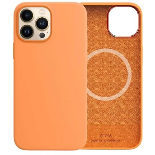 Чохол для iPhone WIWU Silicone Magnetic Case Marigold для iPhone 13 Pro Max