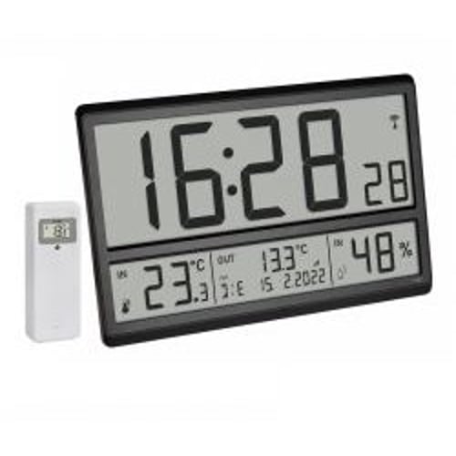 Часы цифровые TFA с термогигрометром и датчиком температуры 360x28x235 мм (60452301)