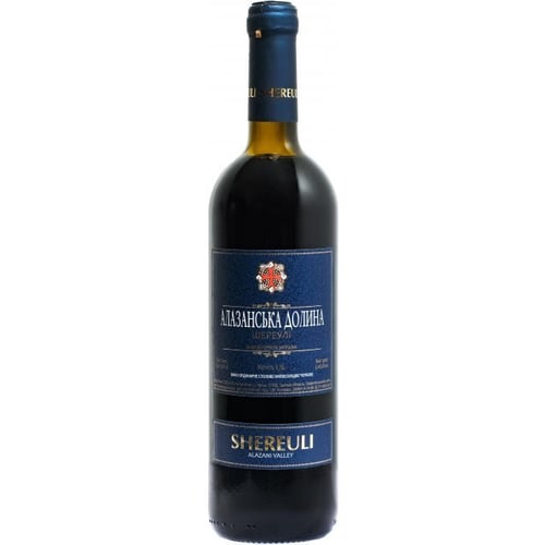 Вино SHEREULI Алазанська долина, червоне напівсолодке, 0.75л 9-13% (DDSAU1M002)