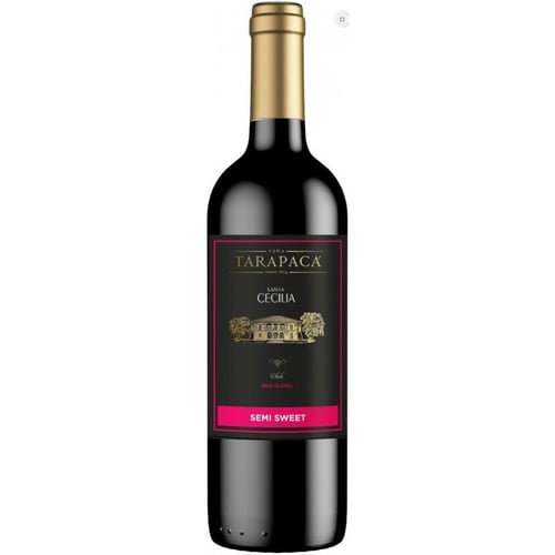 Вино Tarapaca Santa Cecilia Semi Sweet Red (0,75 л) (BW41209)