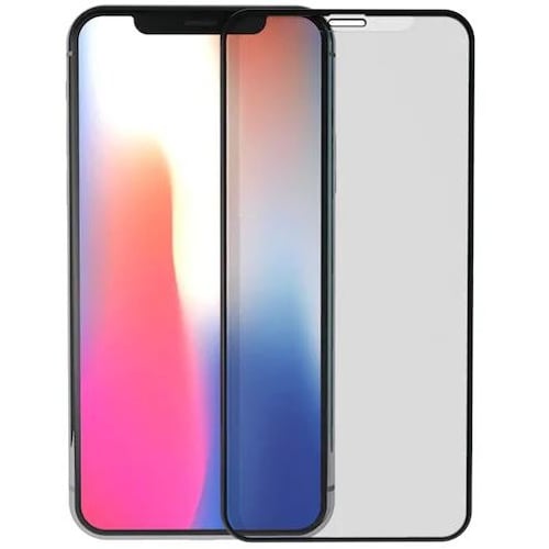 Аксесуар для iPhone ZK Premium Tempered Glass Silk Printing Full Screen 2.5D HD 0.26mm Black for iPhone 12 Pro Max