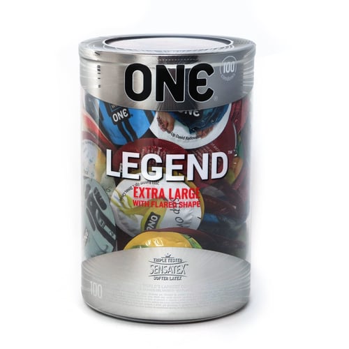 Набор презервативов ONE Legend Extra Large 100 шт, мегапак тюб