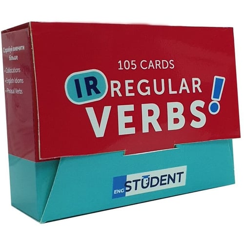 Irregular Verbs. 105 Cards. Картки для вивчення англійських слів