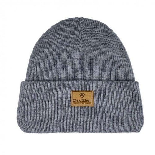 Чоловіча шапка DexShell Watch Beanie Wool водонепроникна сіра (DH322GRY)