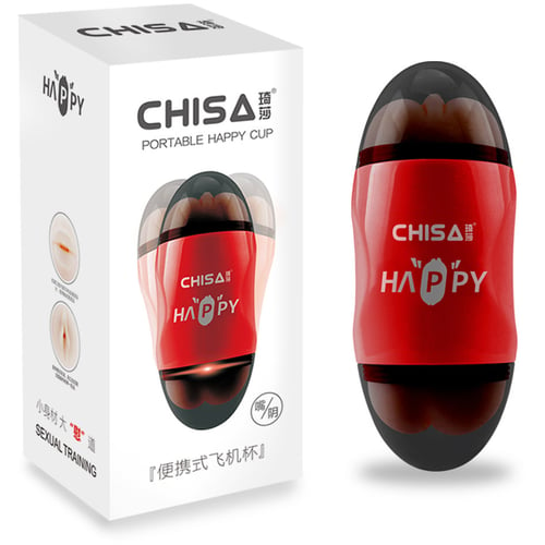 Мастурбатор с вибрацией Chisa Happy Cup Pussy & Mouth Masturbator