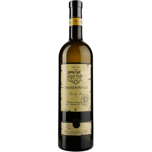Вино Alianta vin Casa Veche Chardonnay белое сухое 10-12% 0.75 л (WNF4840042001780)