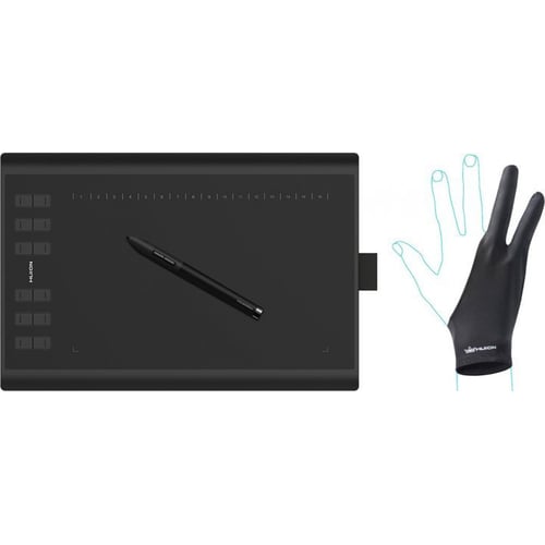 Графічний планшет Huion New 1060 Plus + рукавичка