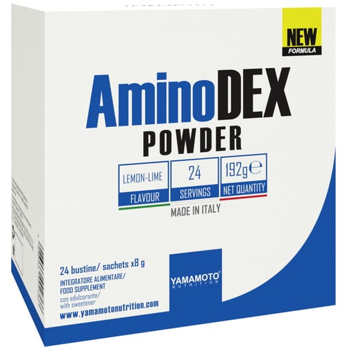 Аминокислота для спорта Yamamoto Nutrition Amino DEX powder 192 g /24 servings/ Lemon Lime