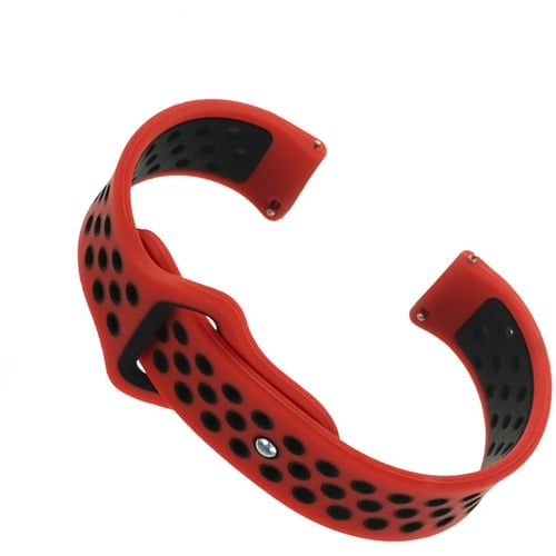 Becover Sport Band Vents Style Red-Black for Amazfit Stratos 1/2/2S/3 / GTR 2 / GTR 47mm / GTR Lite 47mm / Nexo / Pace (705817)