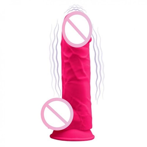 Фалоімітатор з вібрацією SilexD Norman Vibro Pink (MODEL 1 size 8,5in)