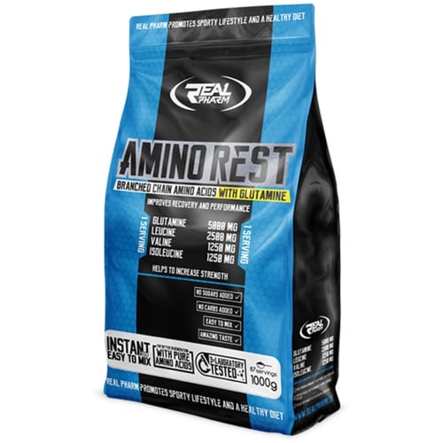 Аминокислота для спорта Real Pharm Amino Rest 1000 g / 87 servings / grapefruit