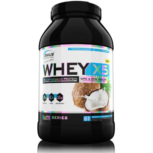 Протеин Genius Nutrition Whey-X5 2000 g / 61 servings / Chocolate-Coconut