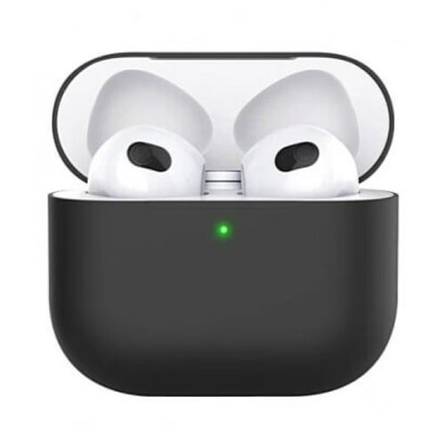 Чохол для навушників AhaStyle Silicone Case Black (X002UH490T) for Apple AirPods 3