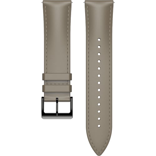 Mobvoi 24mm Leather Watch Band Sandstone Gray for TicWatch Pro 5