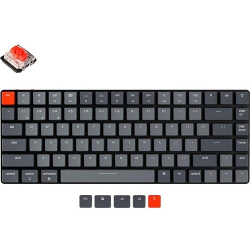 Клавіатура Keychron K3 84 keys, Low Profile Hot-Swap Optical White LED, Red (K3D1_KEYCHRON)