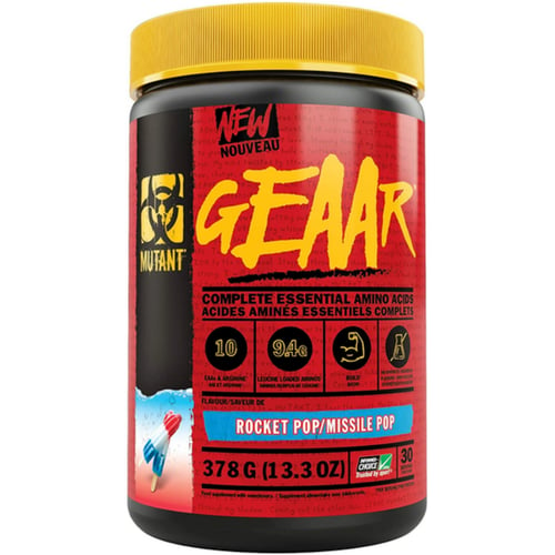 Аминокислота для спорта Mutant GEAAR 378 g / 30 servings / Rocket Pop