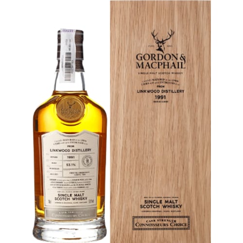 Виски Gordon & MacPhail Linkwood Connoisseurs Choice 1991 53.1 % 0.7 л GB (BWR7681)