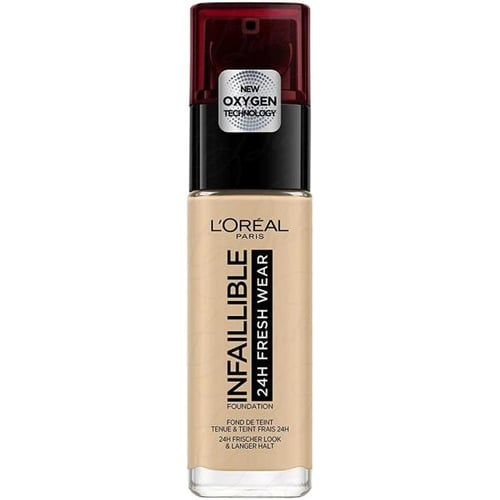 L'Oreal Paris Infallible 24h Fresh Wear №100 Linen Тональный крем 30 ml