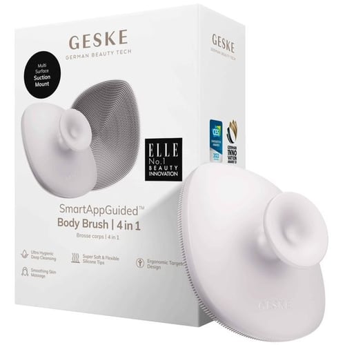 Електрощітка для тіла GESKE Body Brush 4 в 1 Starlight (GK000704SL01)