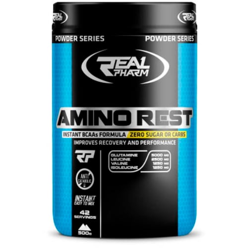 Аминокислота для спорта Real Pharm Amino Rest 500 g / 44 servings / fruit punch