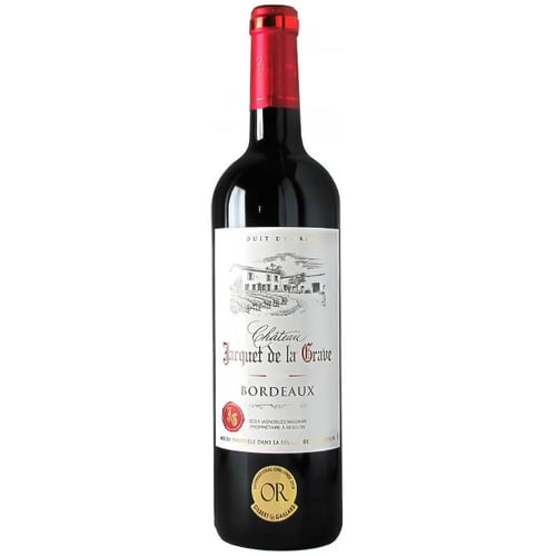 Вино Cheval Quancard Chateau Jacquet la Grave Bordeaux AOC, червоне сухе, 11-14.5% 0.75 л (MAR3176481023078)