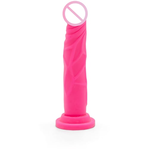 Toy Joy Get Real Happy Dicks Dong 7.5 Inch - реалистичный фаллоимитатор с присоской, 19х3,5 см, розовый