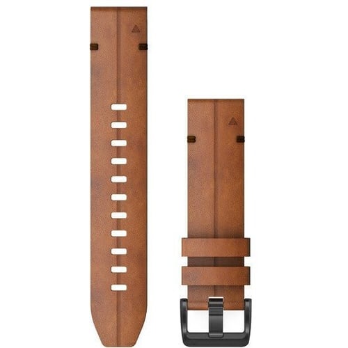 Garmin QuickFit 22mm Watch Bands Chestnut Leather (010-12863-05)