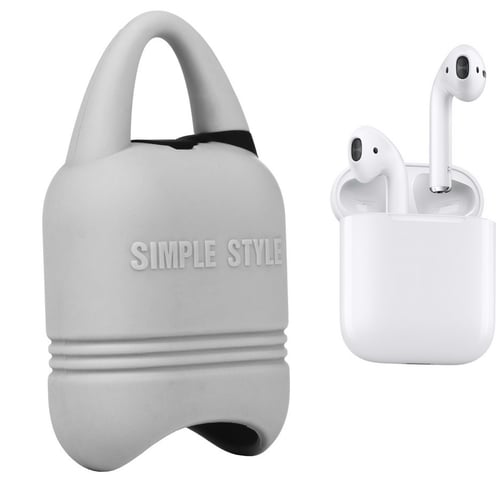 Чохол для навушників Becover Case Kindon i-Smile with Belt Gray IPH1430 (702348) for Apple AirPods