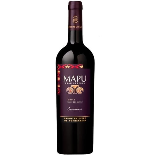 Вино Mapu Gran Reserva Carmenere червоне сухе 14% 0.75 (WHS7804462003523)