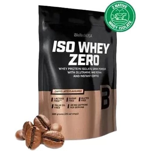 Протеин BioTechUSA Iso Whey Zero 500 g / 20 servings / Caffe Latte