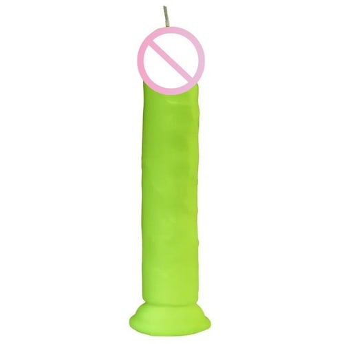 Свічка LOVE FLAME - Dildo Roma Yellow Fluor, CPS03-YELLOW