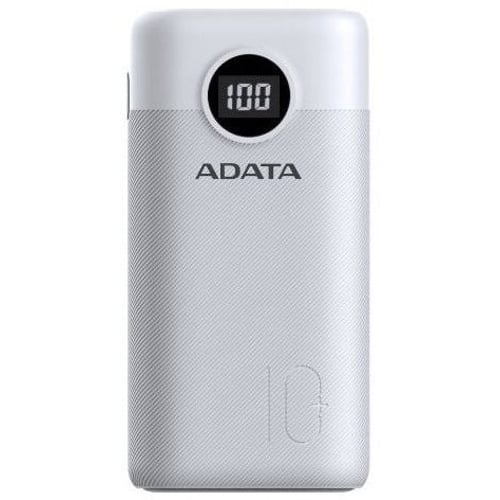 Adata Power Bank 10000mAh PD QC 3.0 22.5W White (Подарок)