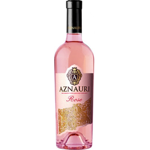 Вино Aznauri рожеве напівсолодке 0.75л 9-13% (PLK4820189290896)