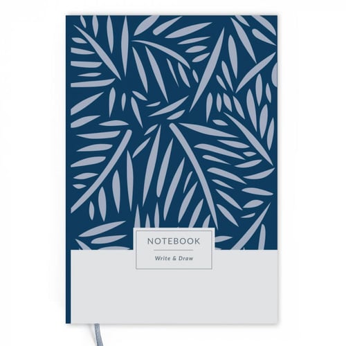 Блокнот Gifty Write&Draw Blue Leaves