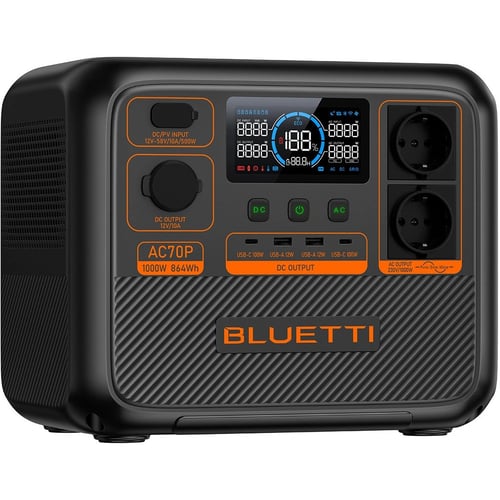 Зарядна станція Bluetti AC70P 864Wh 1000W