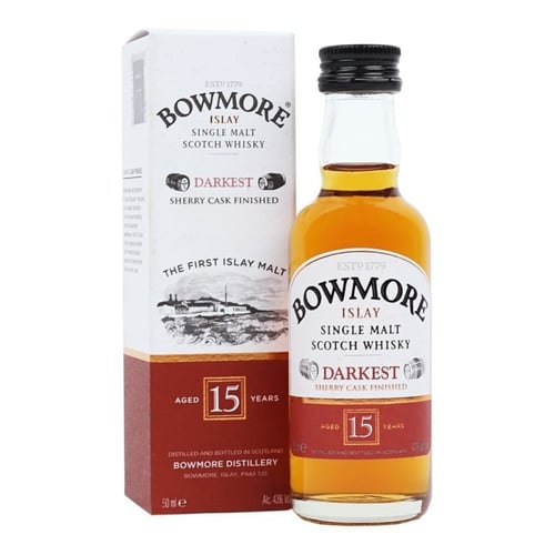 Віскі Bowmore 15 Years Old (0,05 л) (BW39570)