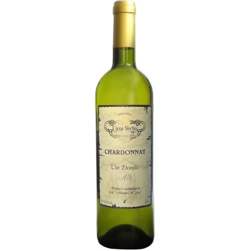 Вино Alianta vin Casa Veche Chardonnay біле напівсухе 10-12% 0.75 л (WNF4840042011574)