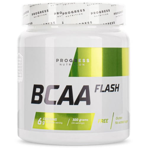 Амінокислота для спорту Progress Nutrition BCAA Flash 300 g /33 servings/ Grape