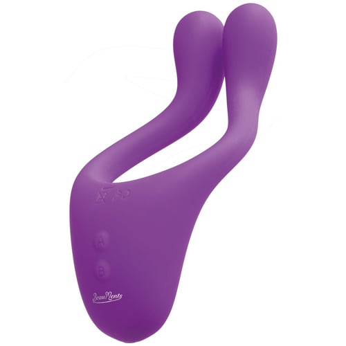 Вибратор StRubber BeauMents Doppio Рurple