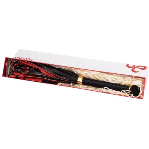 Флоггер LOCKINK Sevanda Red & Black Braided Tail Flogger фото 9