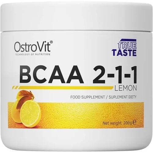 Аминокислота для спорта OstroVit BCAA 2-1-1 200 g /20 servings/ Lemon