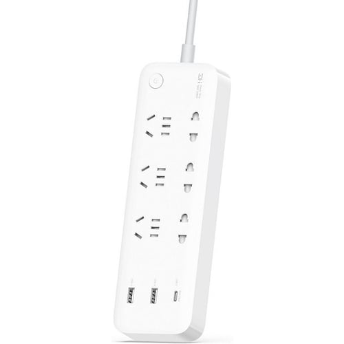 Подовжувач Xiaomi ZMI Power Strip CPX01 (6 розеток + 2 USB-port + 1 USB-C port 65W) White