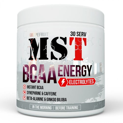 Амінокислота для спорту MST Nutrition BCAA Energy 330 g /30 servings/ Grapefruit