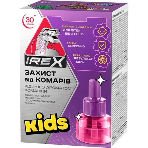 Жидкость от комаров для детей iRex Kids 30 ночей (4820184442450)